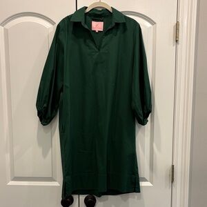 Quiet Culture Weekender Short Dress - green